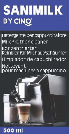 Detergente per cappuccinatori e lance vapore